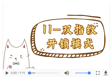 操作视频-11双指纹开锁模式